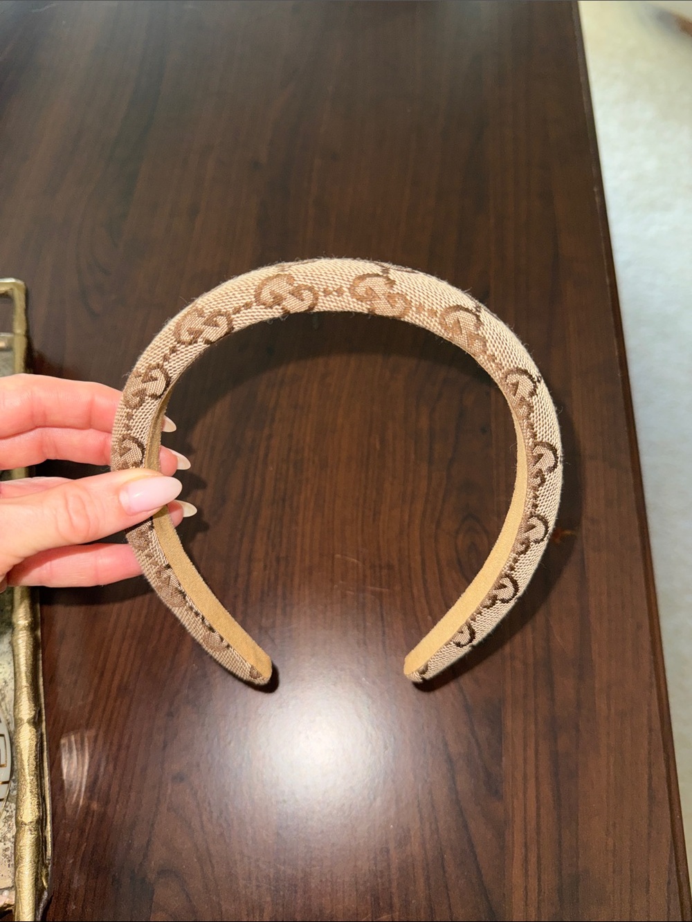 Gucci Monogram Fabric Headband